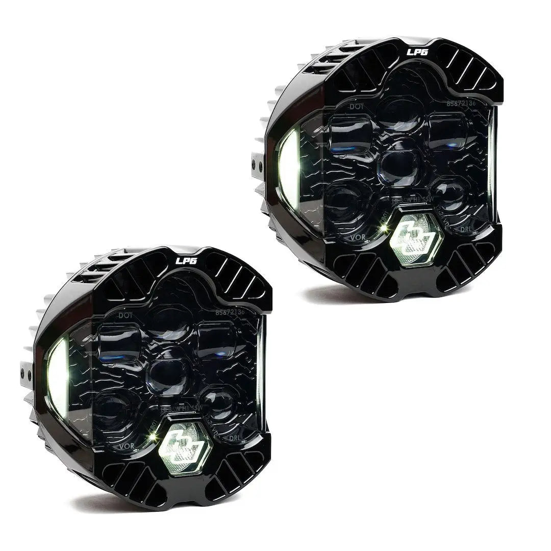 BAJA DESIGNS DOT LP6 Pair LED Clear Daytime Running Lights (Part Number 187801)