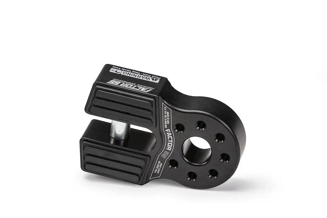 Factor 55 FlatLink Black Recovery Shackle - Durable & Secure Off-Road Accessory