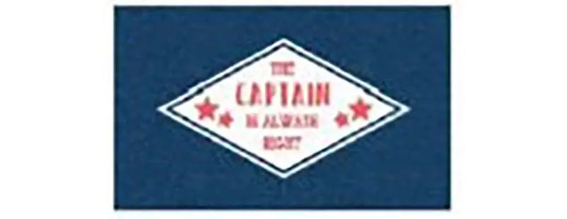 Kittrich The Captain Is Always Right Navy Banner, Part Number STRB214771