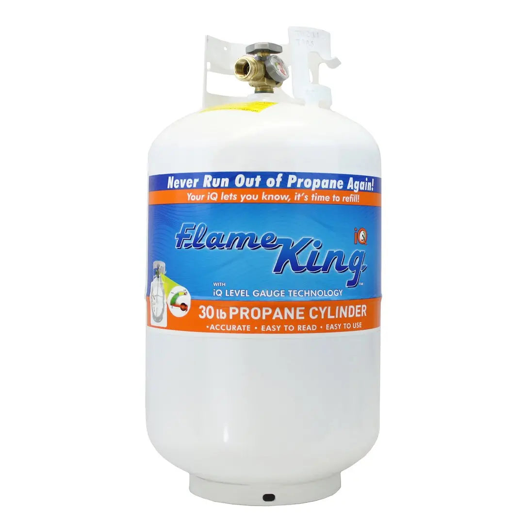 Flame King YSN330 30 lb Propane Cylinder with OPD Valve and Gauge