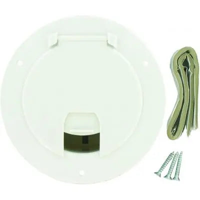 Valterra LLC A102135VP Cable Hatch Deluxe Round Power Cover
