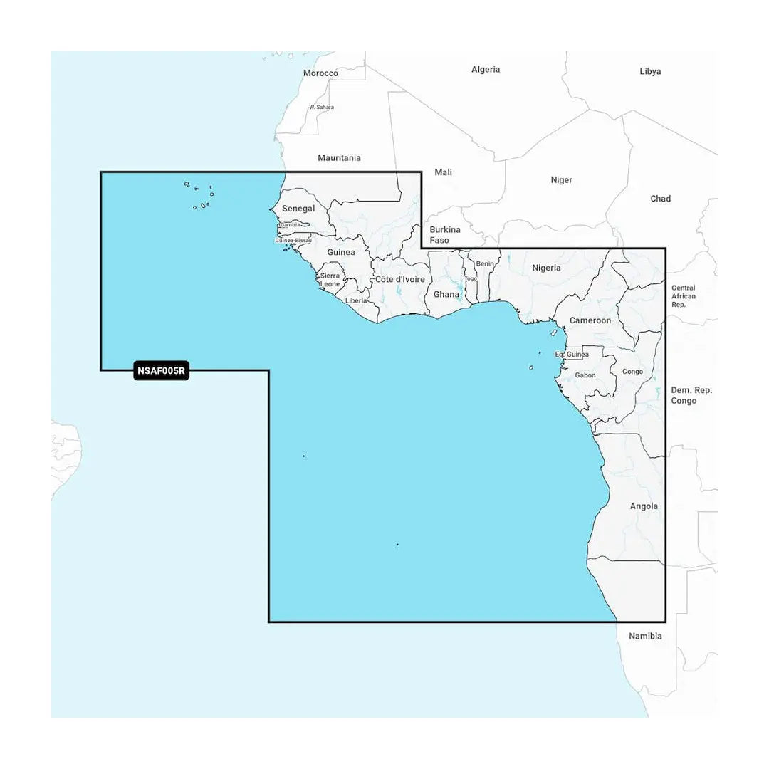 Garmin Carto AFRICA WEST with Navionics+ - Part Number 010C122620