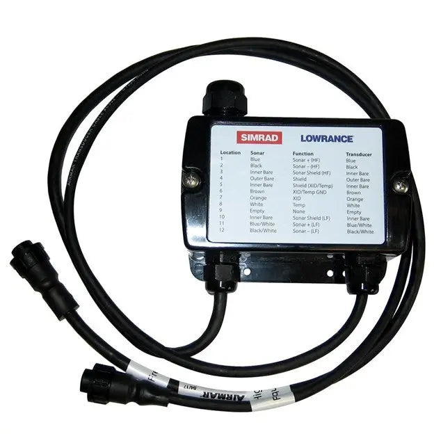 Simrad XDCR Pigtail and Wiring Block Adapter - Reliable Marine Connection
