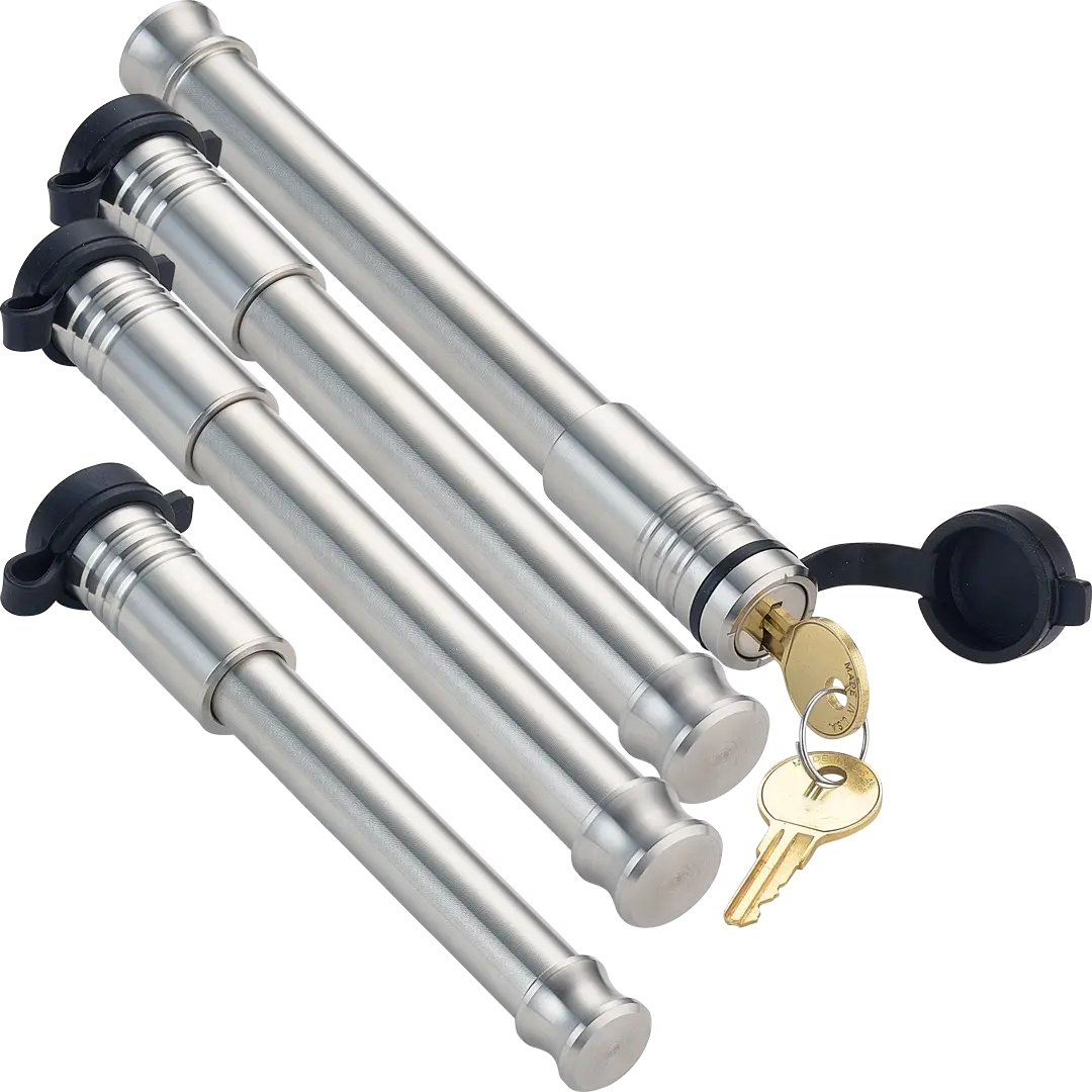 INFINITERULE 61781S Hitch and Receiver Lock for Secure Trailer Connections