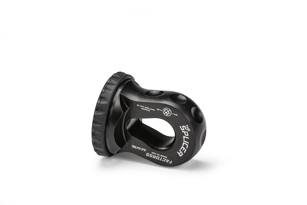 Factor 55 0035204 Splicer Shackle Mount, Black