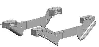PullRite 2328 24K ISR SuperRail Mounting System for Heavy-Duty Trailers