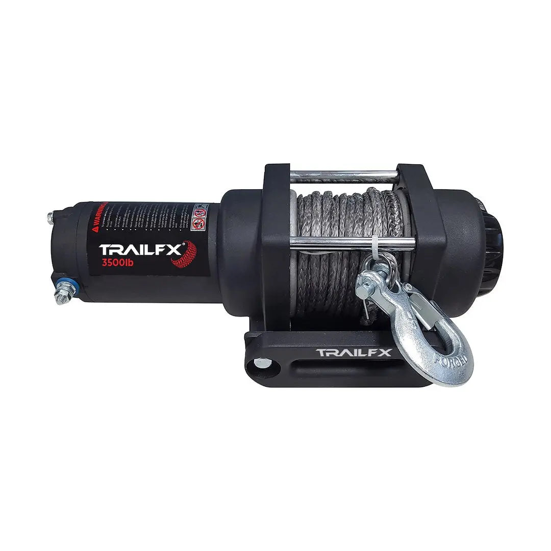 TrailFX T8RWS35B TFX 3500 lb Synthetic Rope Winch