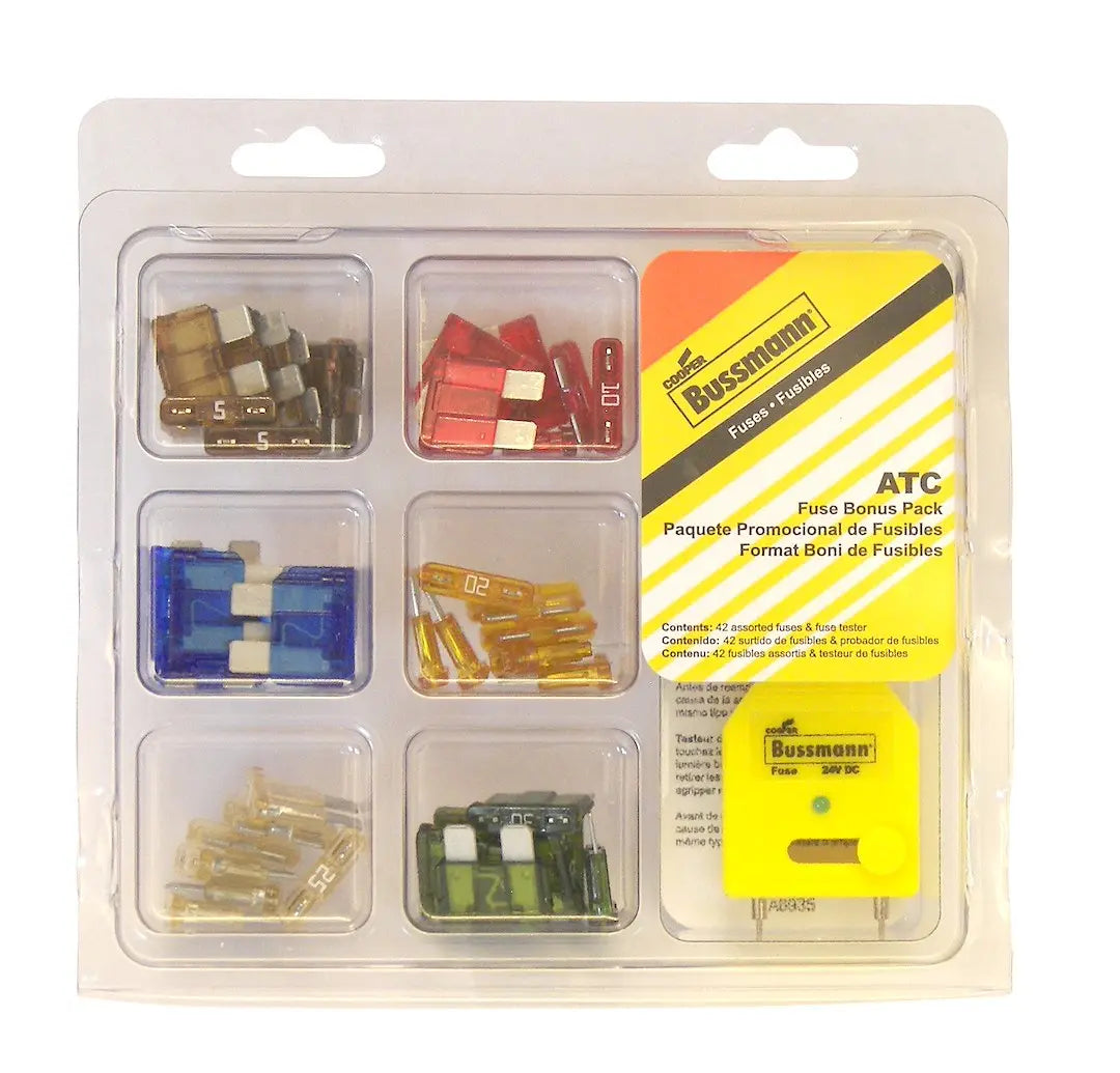 BUSSMANN NO44 Fuses Bonus Pack for Reliable Circuit Protection