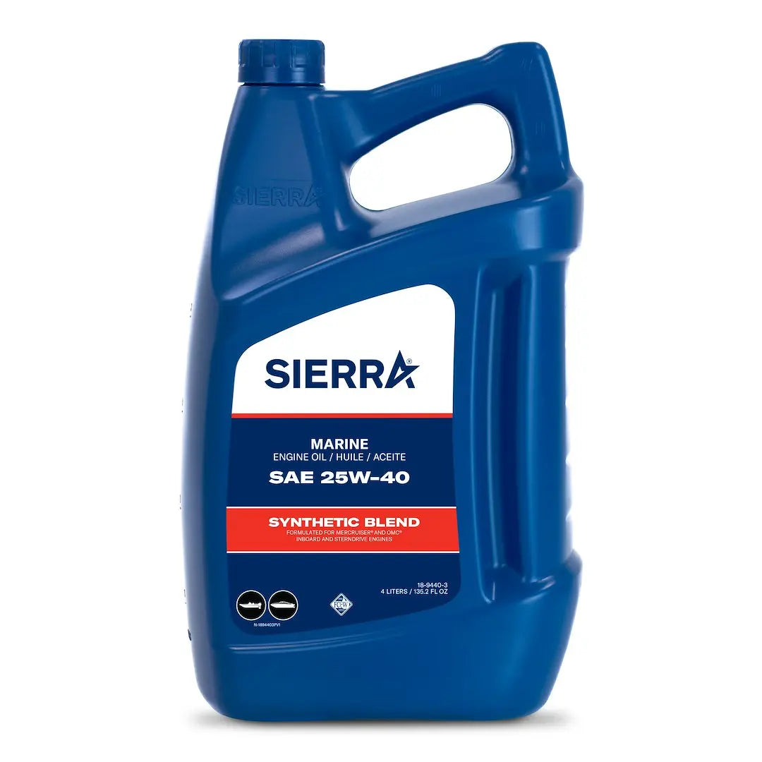 SIERRAMARINE Synthetic Blend Mercury Outboard Engine Oil - Part #1894403