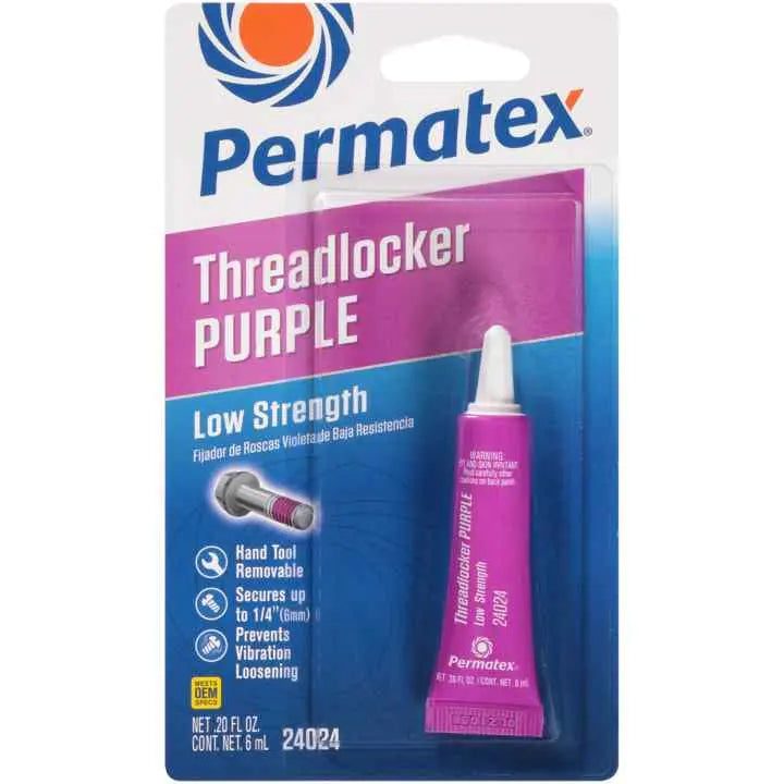 PERMTX-LOCKT Low Threadlock 222 Purple 6 mL - Part Number 24024