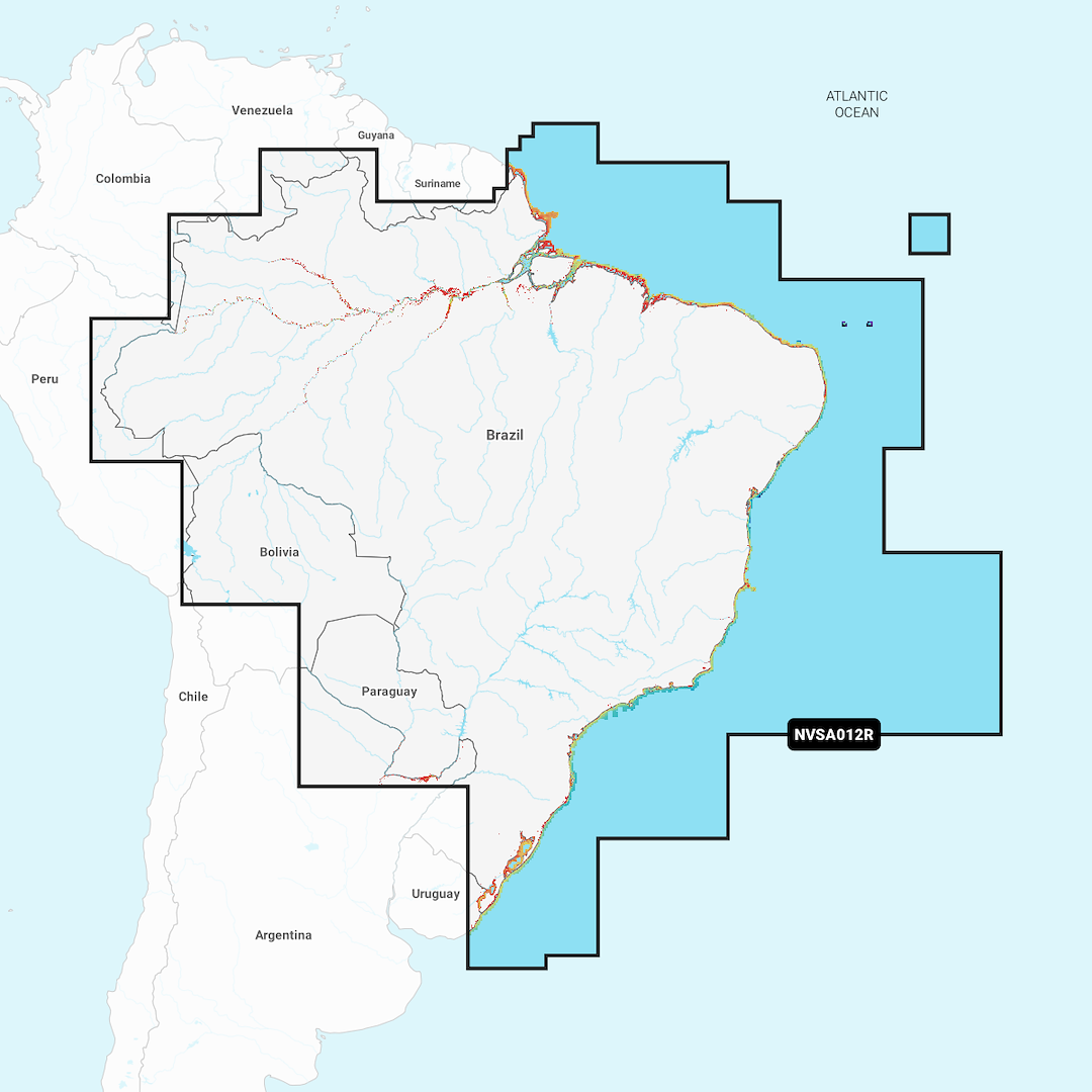 Garmin Carto 010C145300 Brazil Inland and Coastal Marine Navigation Chart