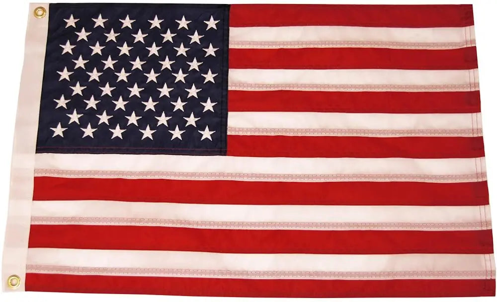 Taylor Made 12x18 Sewn 50 Star American Flag - Durable Outdoor Banner