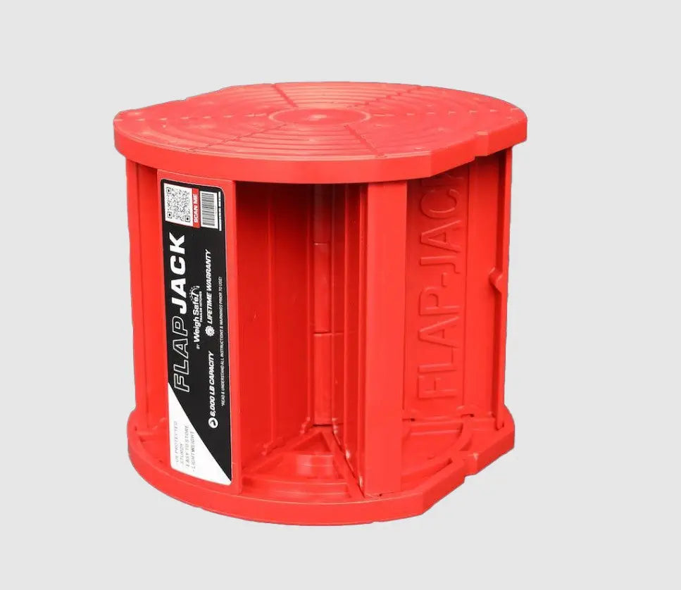 Weigh Safe Flap Jack (4) with Bag by Weigh Safe - Heavy-Duty Trailer Support Jack