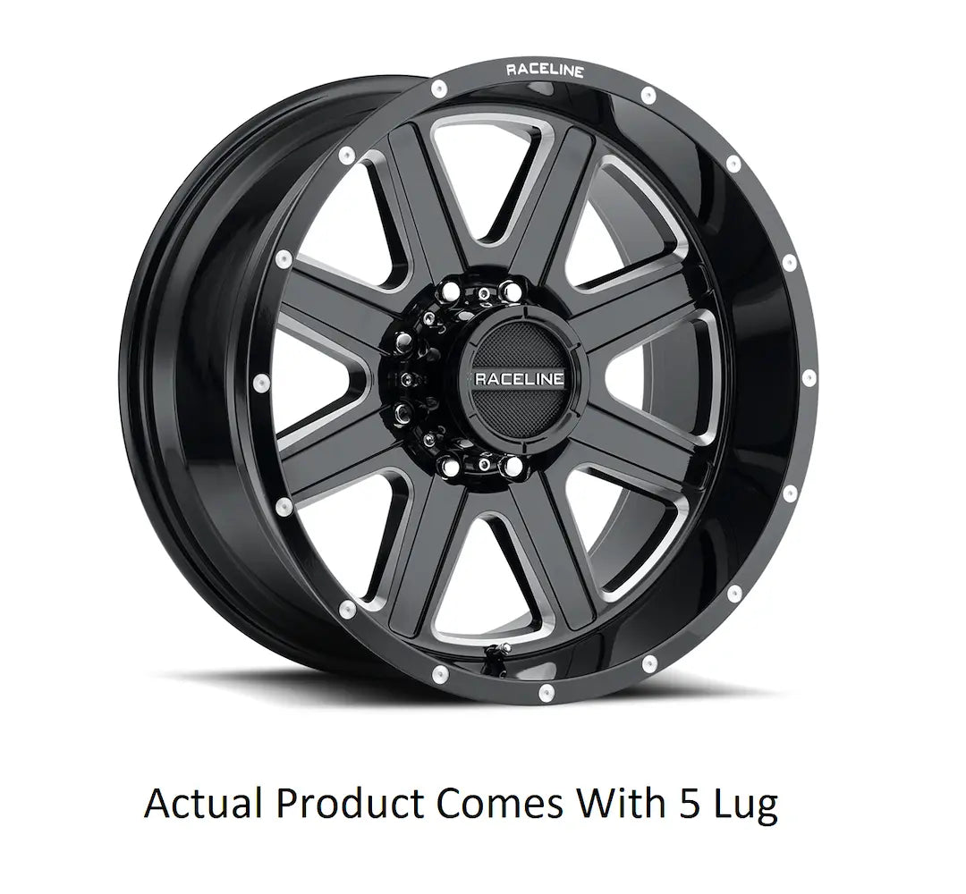 RACELINE 940M 16x8 Wheel with 5x114.3 Bolt Pattern - 0mm Offset