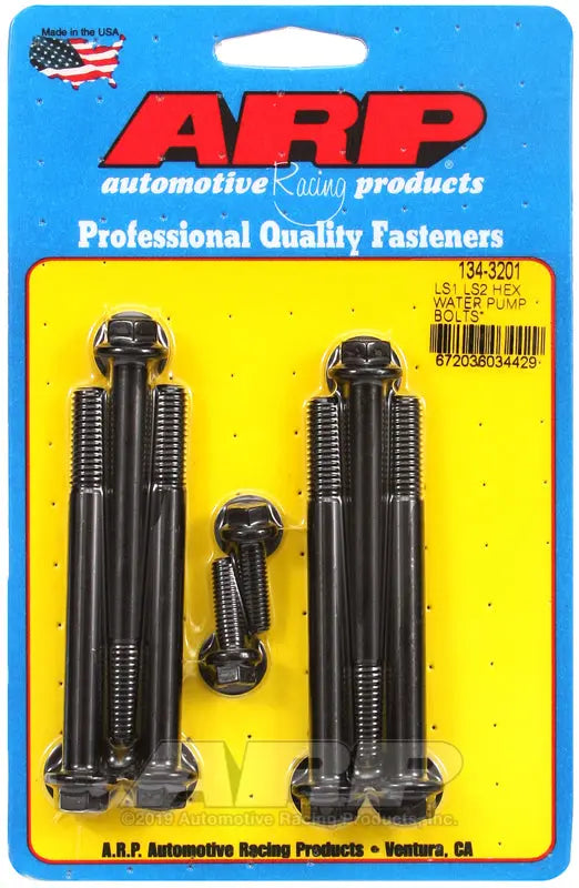 ARP Hex Water Pump Bolt Set LS1 LS2 - Part #1343201