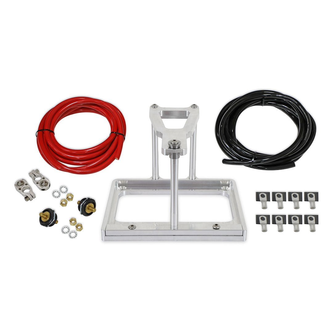 Holley Battery Relocation Kit with Hardware - Part Number 120107DS
