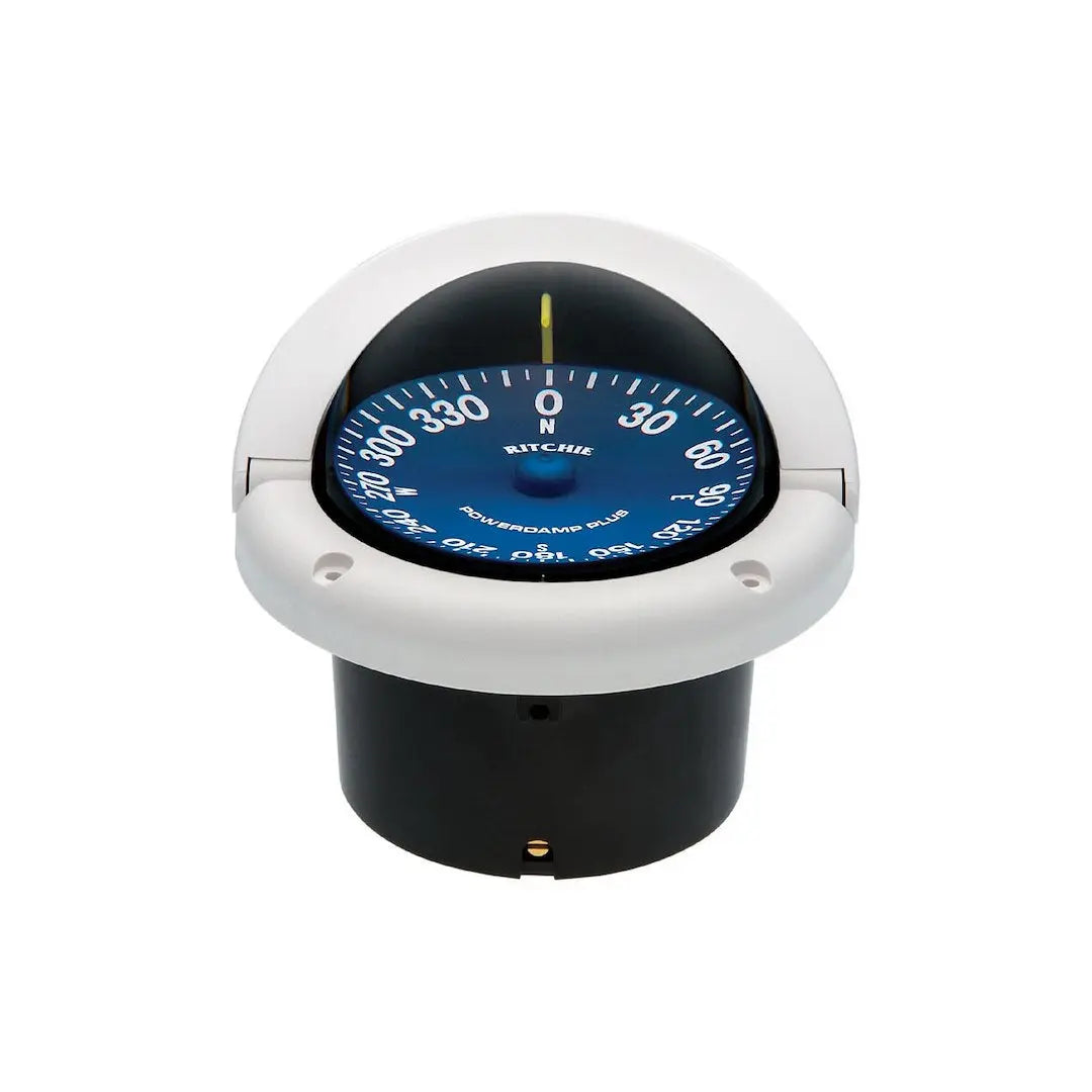 Ritchie Navi SS1002W Compass Flush Mount with 3.75" Dial in White