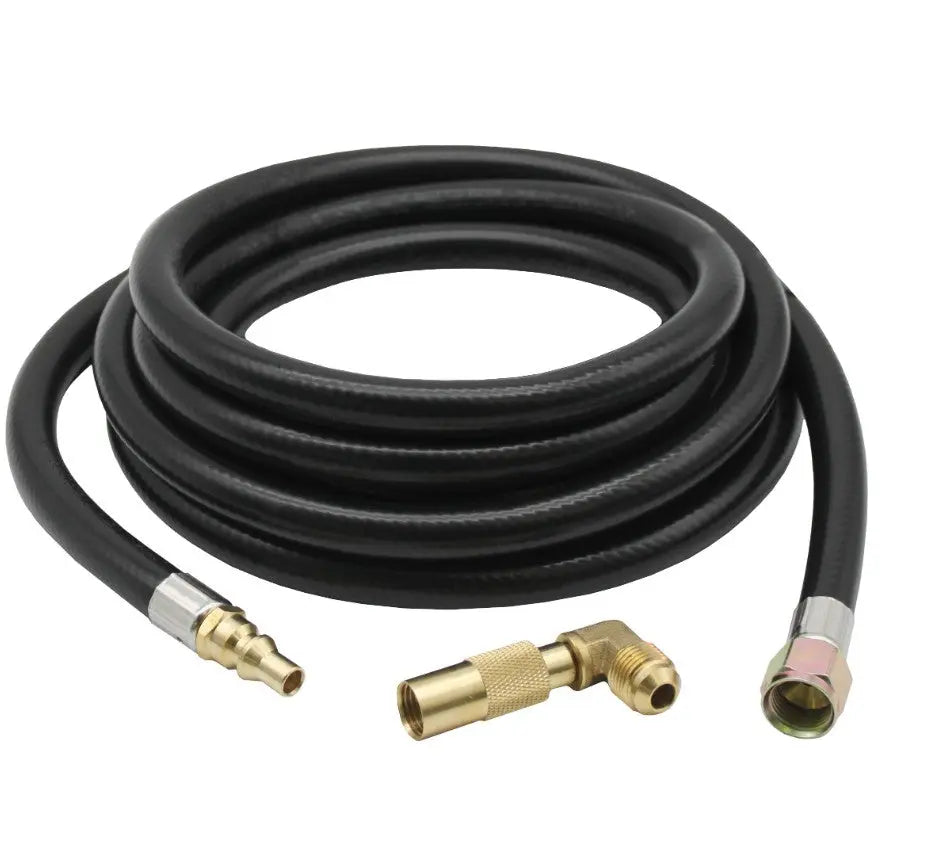 Flame King KGRD12FTQC 12-Foot Propane Hose with Regulator