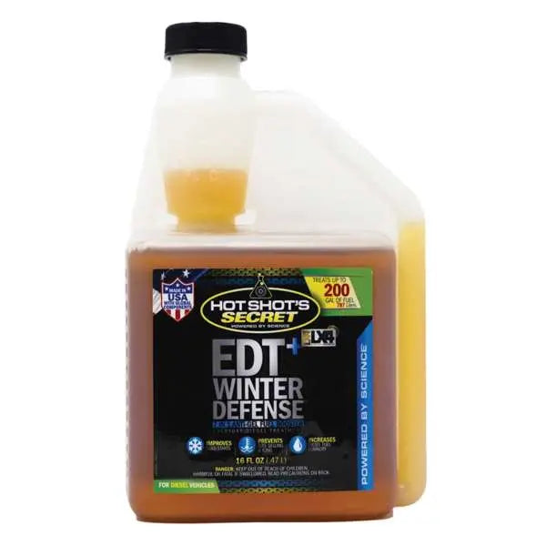 HOT SHOTS EDT+Winter Anti-Gel Fuel 16 oz Squz - Cold Weather Fuel Additive