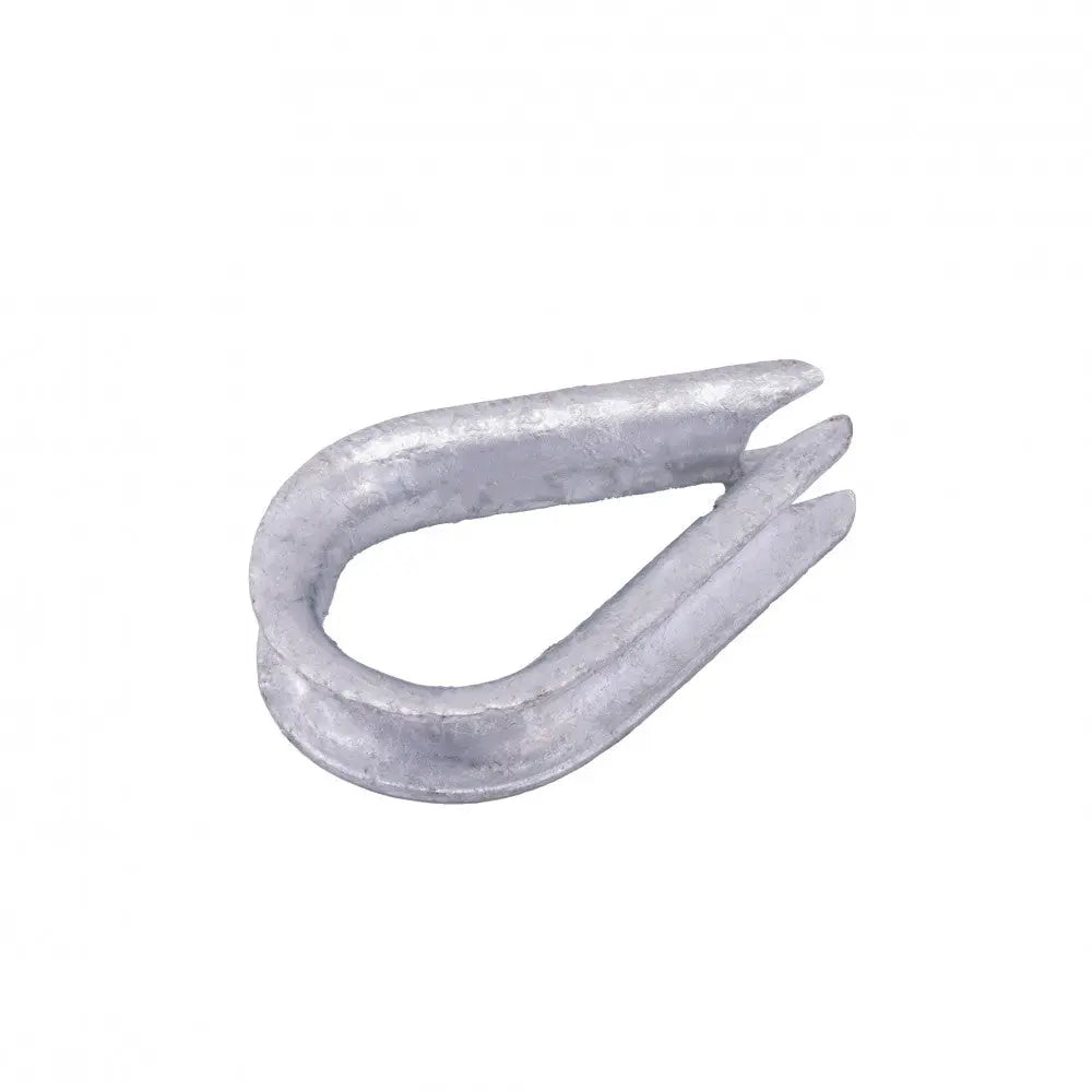 Whitecap Industries Galvanized Rope Thimble 3/8 inch – Durable Marine Hardware