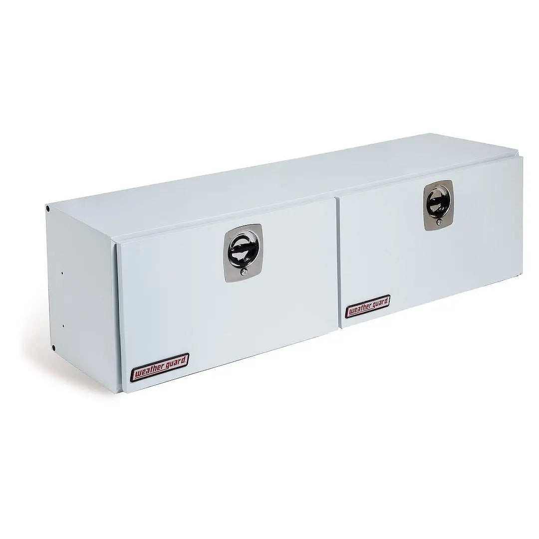 WeatherGuard Steel Super Hi Side Utility Truck Box, White - Part Number 265302
