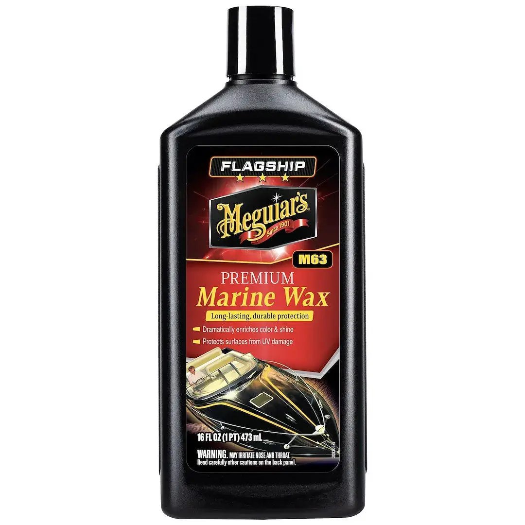 Meguiar's Marine Flagship Premium Wax 16 oz – Superior Marine Boat Polish and Protection by MEGUIARS WAX