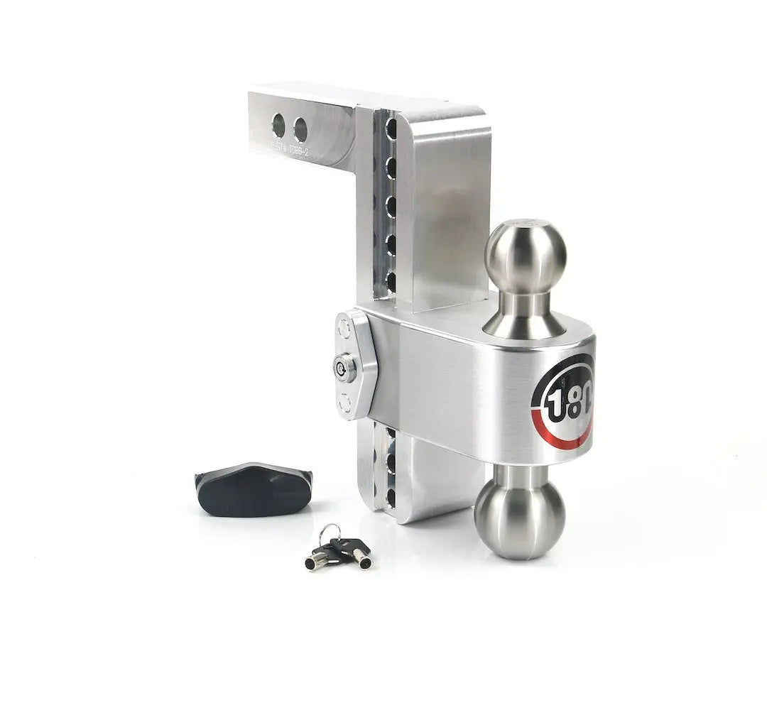 Weigh Safe LTB82 2-Inch Drop T/Oball with Shank – Heavy-Duty Trailer Hitch Ball