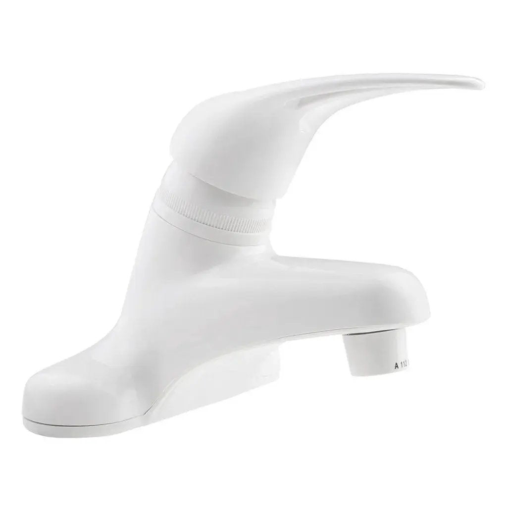 DURA FAUCET DFPL100WT Single Lavatory Faucet in White by DURA FAUCET
