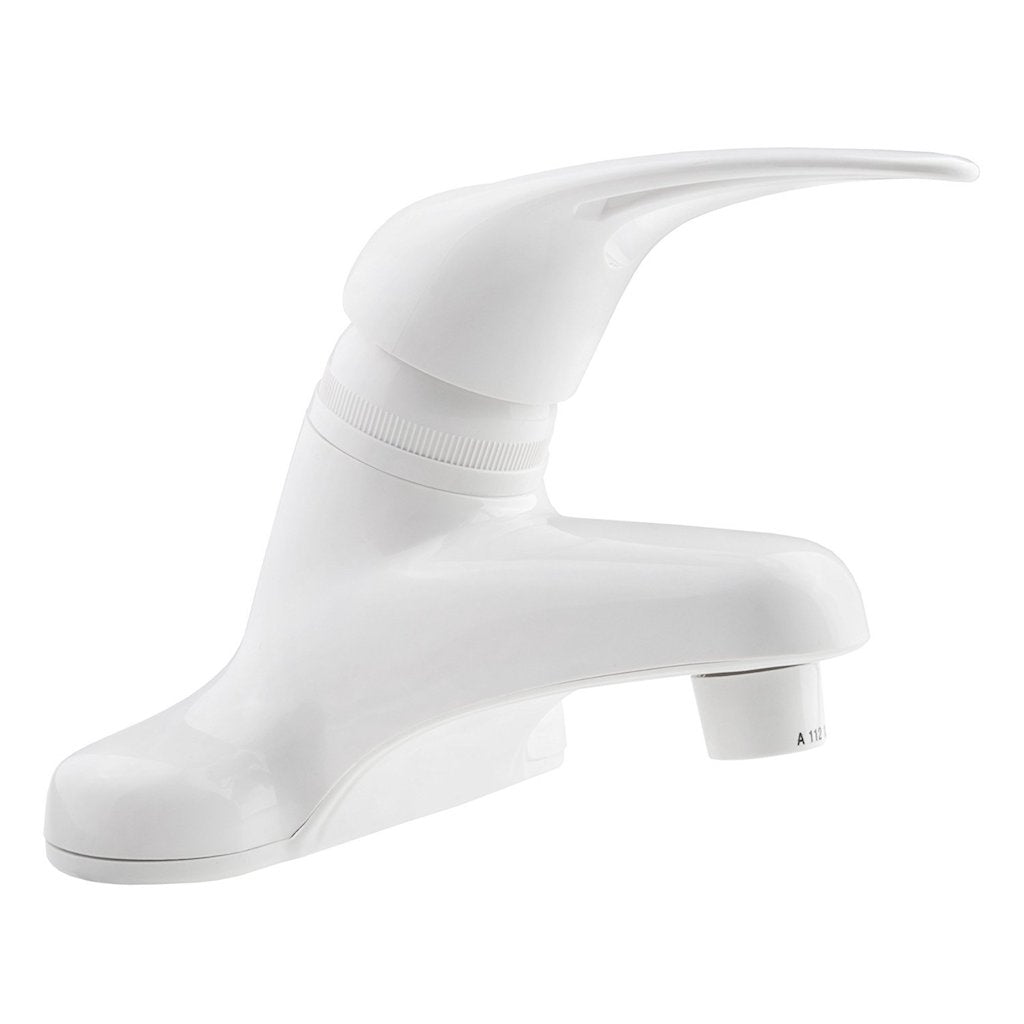 DURA FAUCET DFPL100WT Single Lavatory Faucet in White