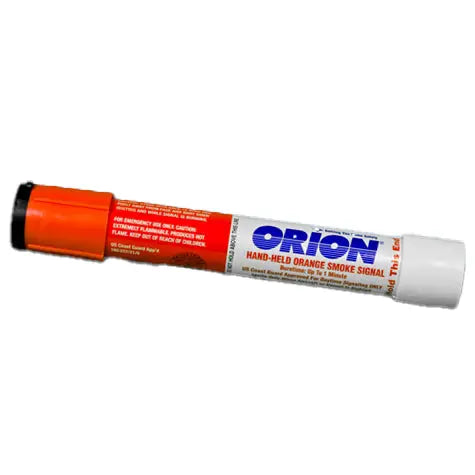 ORION Handheld Orange Smoke Signal - Part Number 956 for Emergency and Safety Signaling