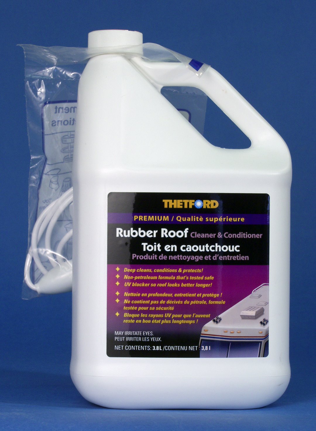 DAVE CARTER 50365 Rubber Roof Cleaner Bi-Ling for Effective Roof Maintenance