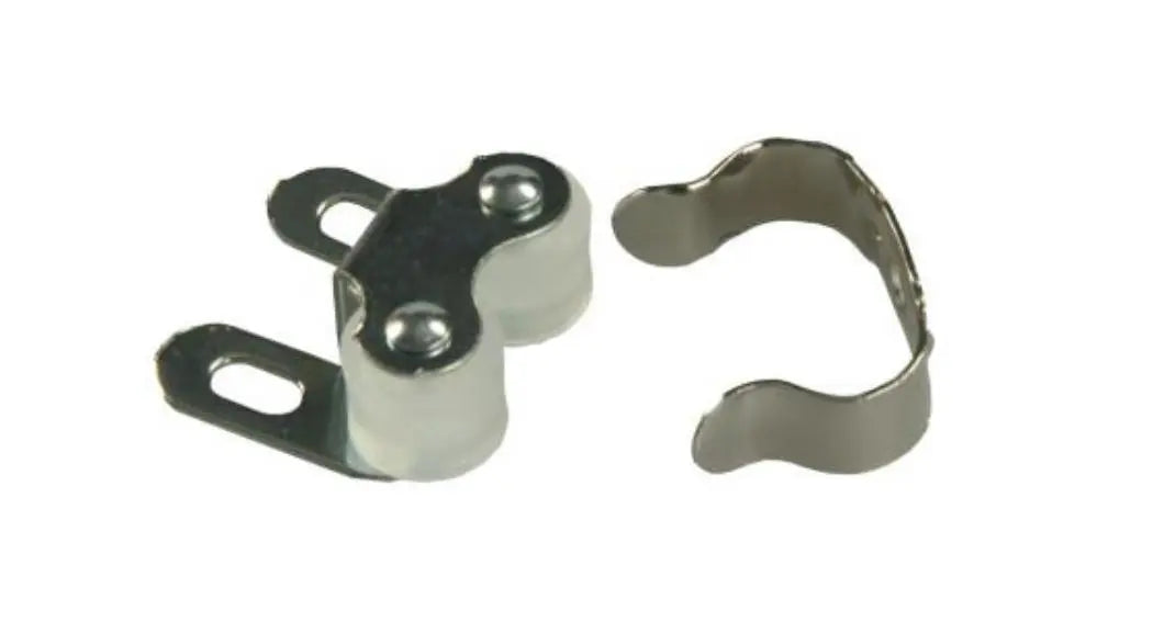 JR Products Double Roller Cabinet Catch with Clip - Part Number 70225