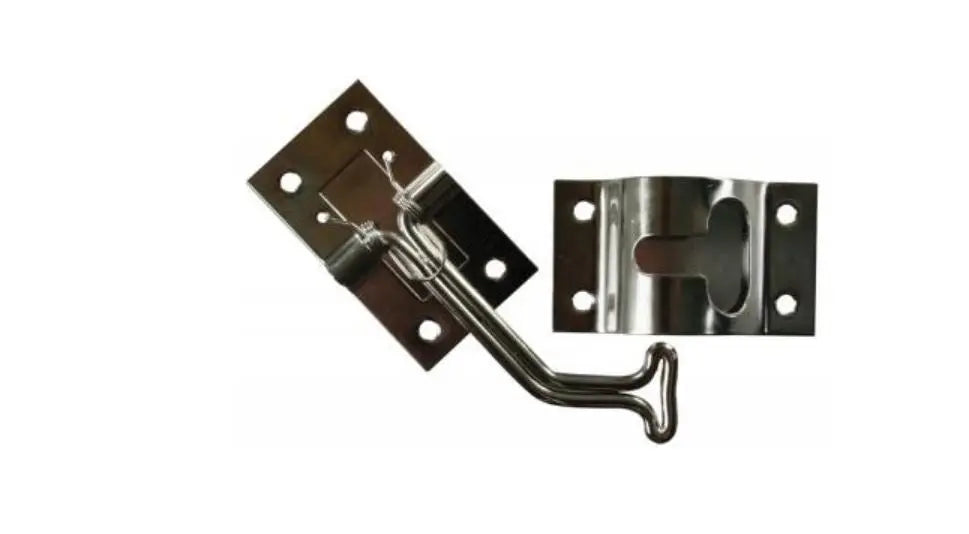 JR Products 11765 Stainless Steel T-Style Door Holder for RVs and Trailers