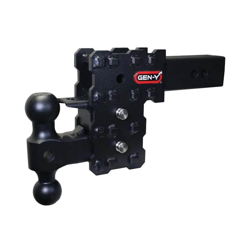 GEN-Y HITCH Phantom-X 2.5' Solid Shank with 5' Drop for Heavy-Duty Towing
