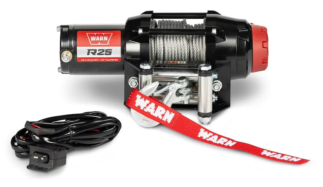 WARN Industries R25 Wire Rope Winch - Heavy-Duty Lifting and Towing Equipment