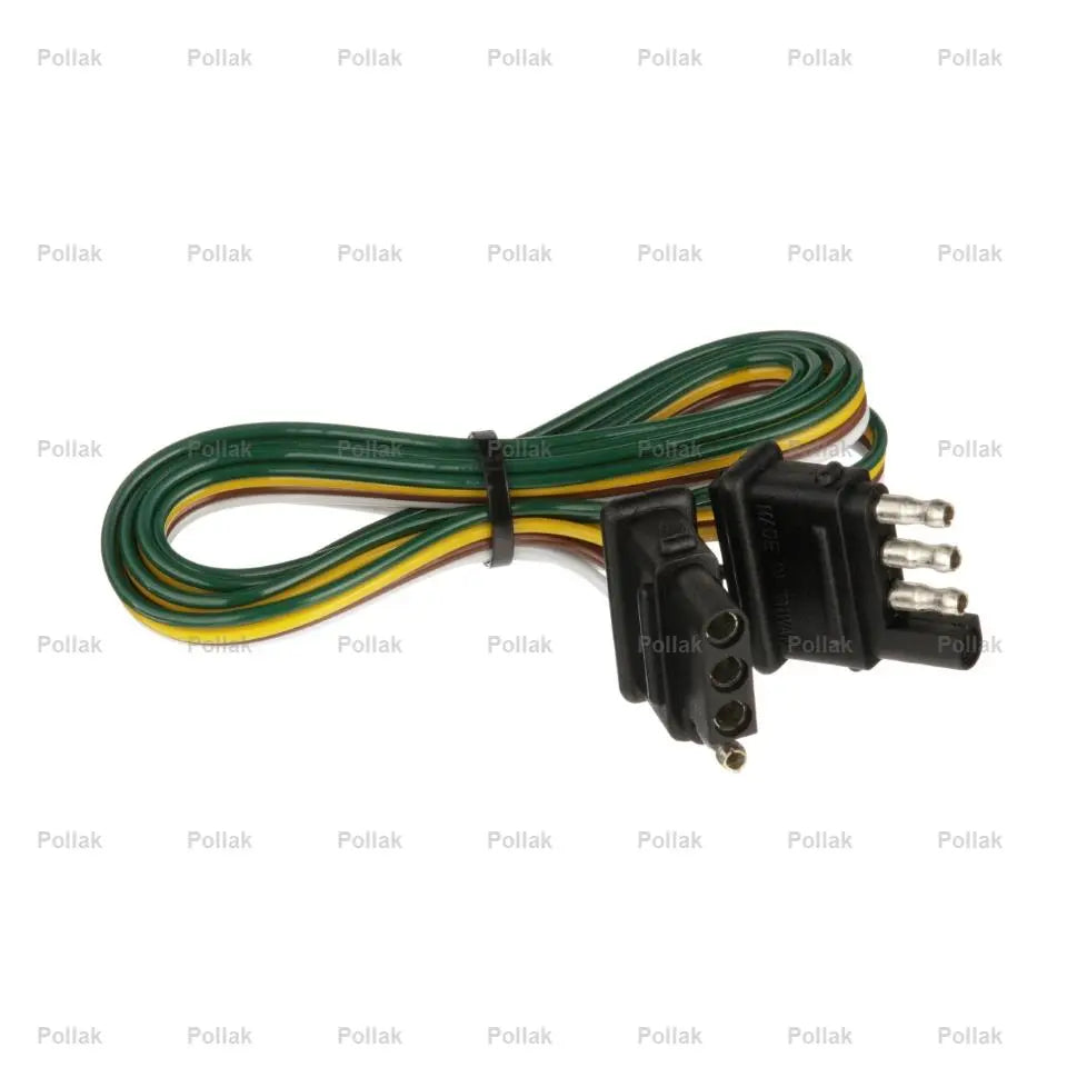 Pollak 12413E 4-Way Male to Female Loop Connector for Electrical Systems
