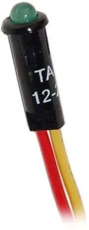 Blue Sea LED Green Indicator Light 11/64 Inch 12VDC - Part Number 8172BSS