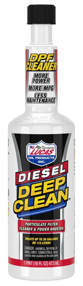 Lucas Oil Diesel Deep Clean 16 Ounce - Effective Fuel System Cleaner