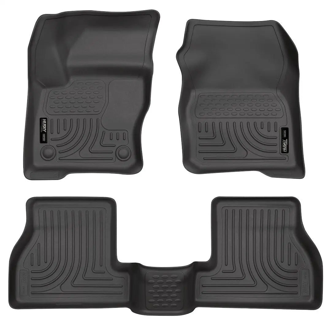Husky Liners WeatherBeater Focus Floor Mats in Black – Part Number 98771
