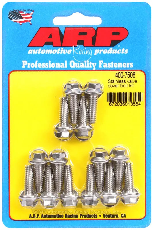 ARP Valve Cover Bolt Kit - Part Number 4007508 for Reliable Engine Performance