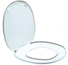 DAVE CARTER TH42036 White Seat and Cover for Heavy Machinery