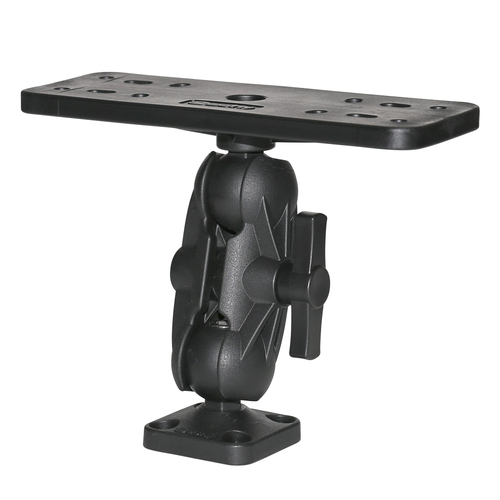 Scotty Inc. 1.5' Ball Mount System with Universal Plate - Heavy Duty Towing Accessory