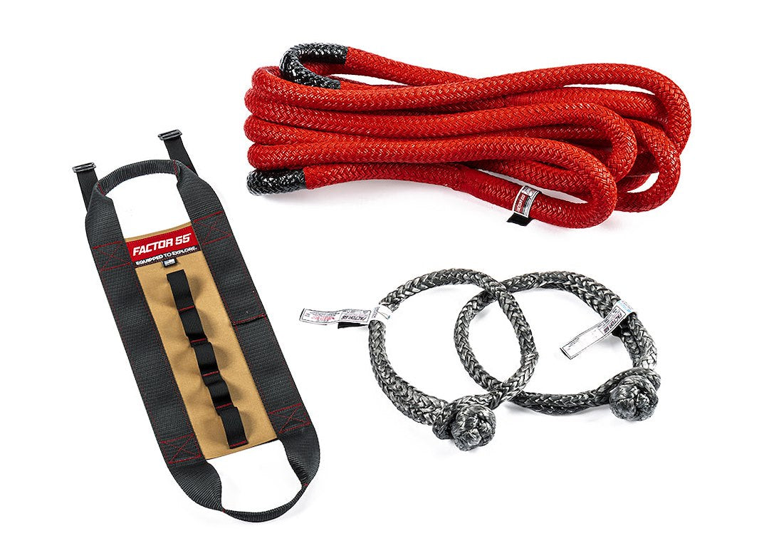 Factor 55 Baja HD Rope Wrap Kit - Heavy-Duty Rope Management for Off-Road Vehicles