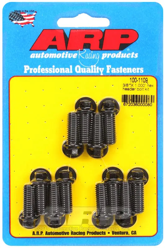 ARP HDR Bolt Kit 3/8 x 1.00 Part Number 1001109 for Automotive Applications