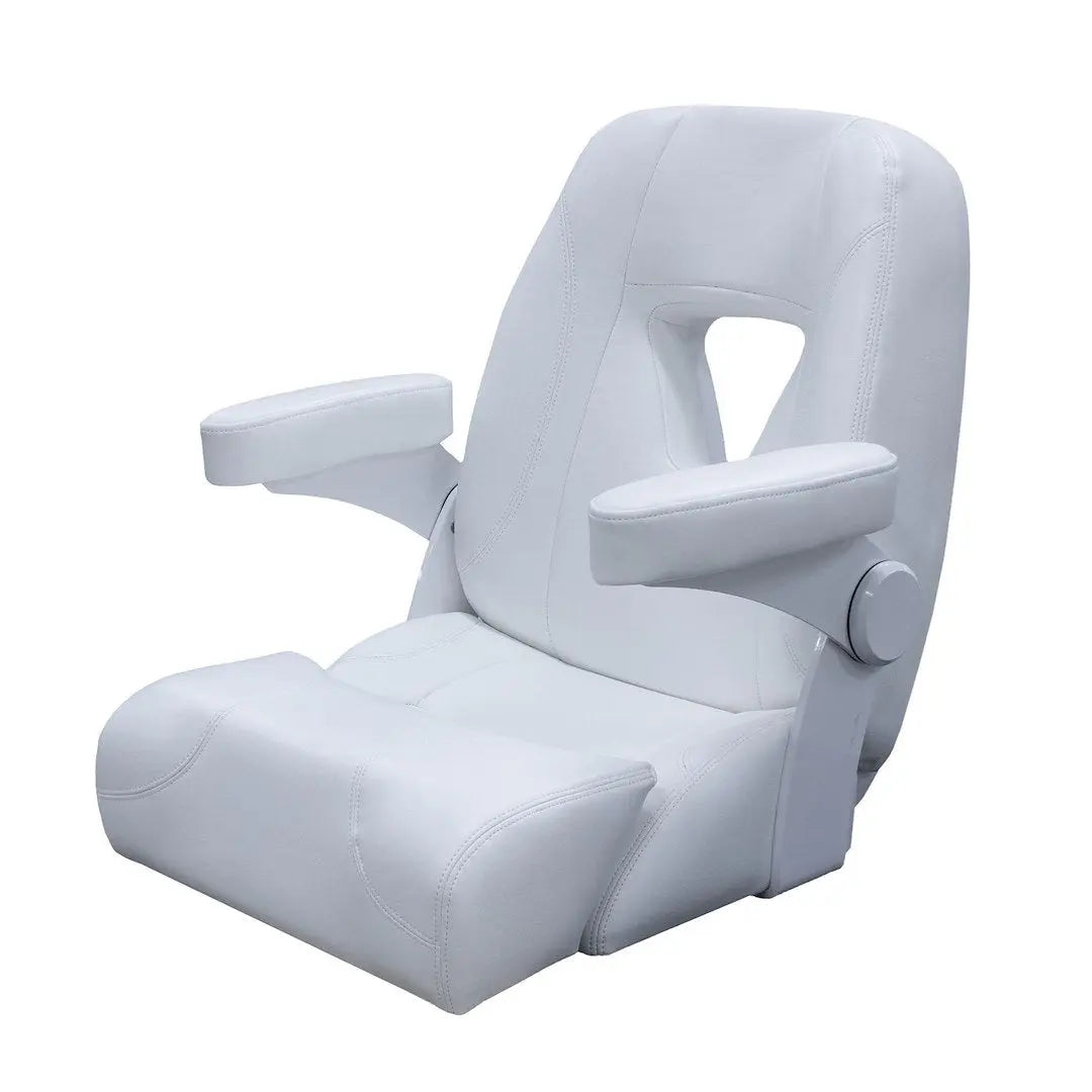 Taco Metals Boca Sport Chair 25' - Lightweight Aluminum Boat Seat for Comfortable Seating