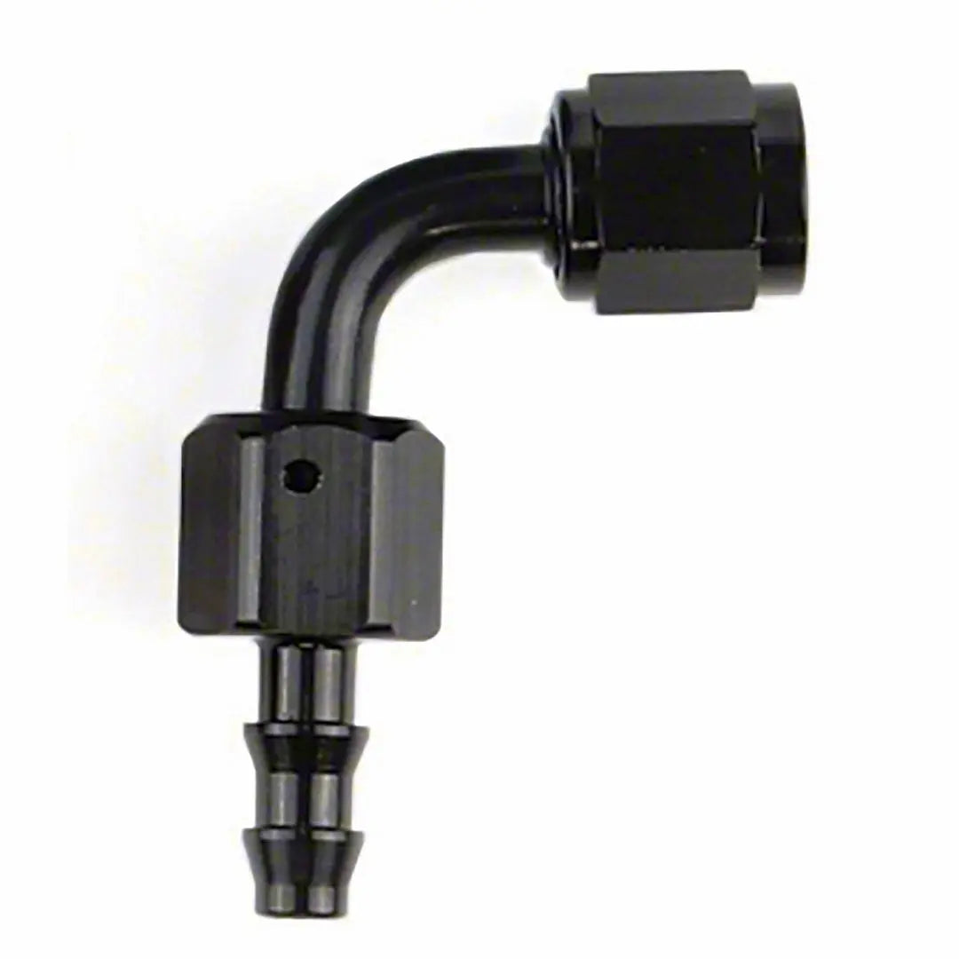 SPEEDFX -6AN x 90 Degree Black Push-On Hose End (Part Number 520690BK)