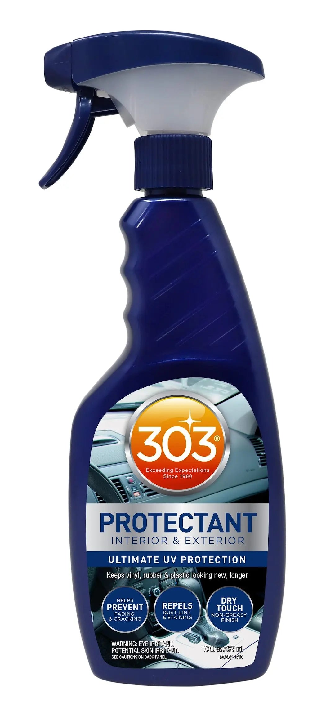303 Products Auto Protectant 16 oz. – UV Protectant for Car Interior and Exterior