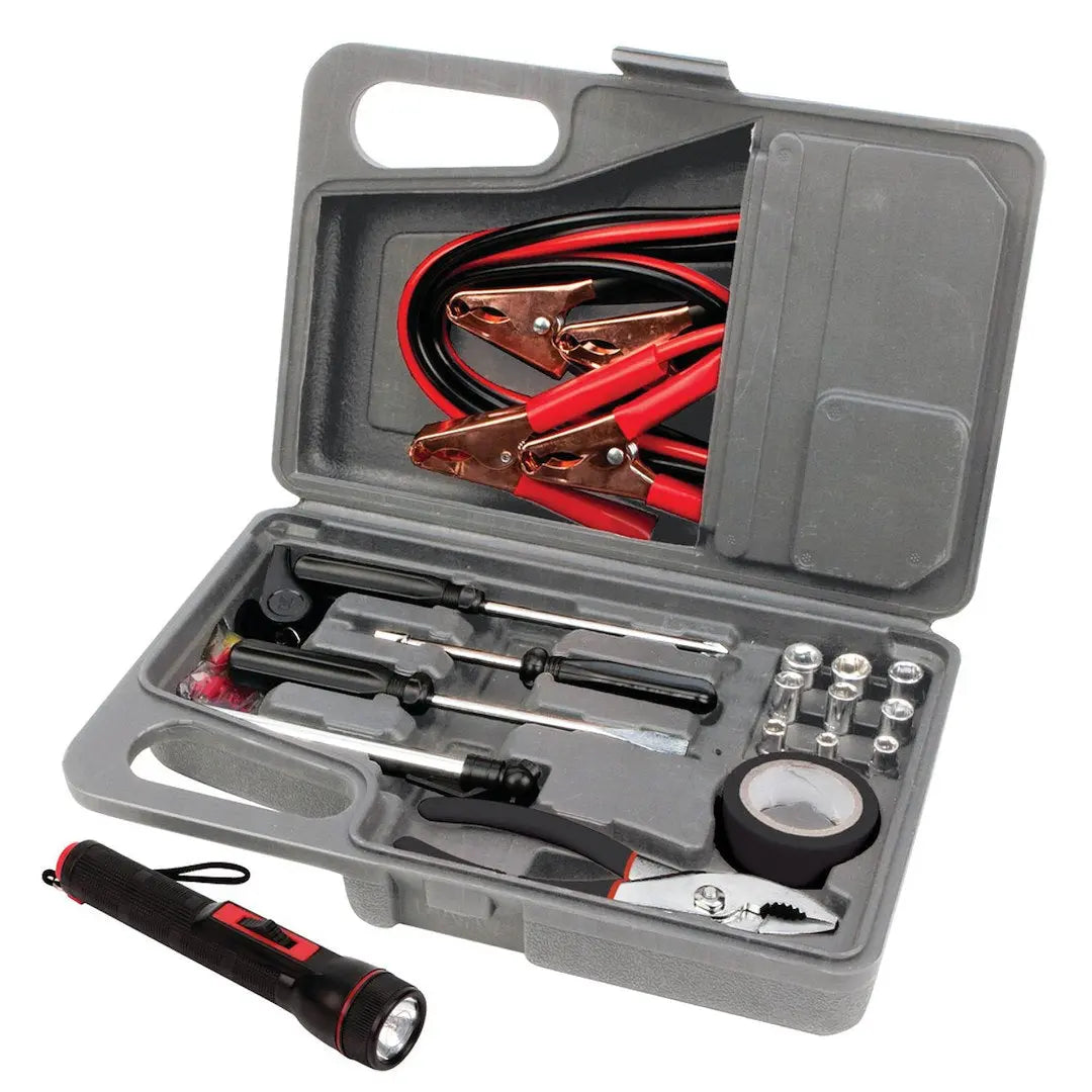 Perform Tool W1556 Roadside Safety Tool Kit for Emergency Repairs and Vehicle Assistance
