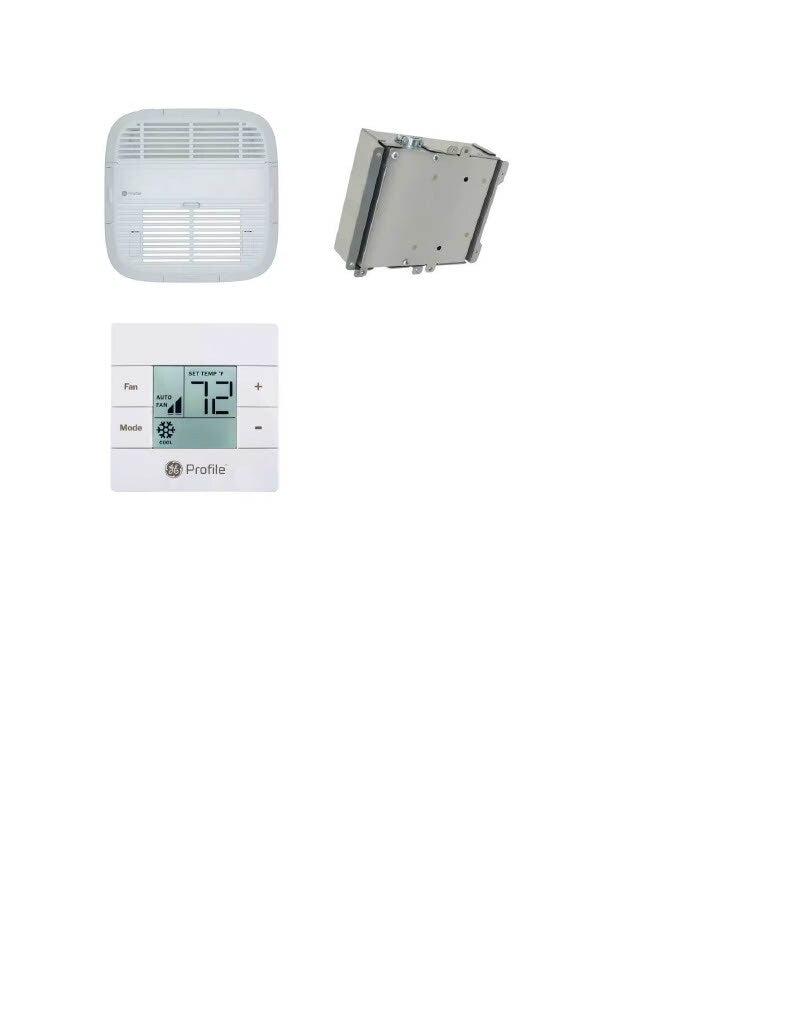 GE APPLIANCE RVACSNKITW Electronic Non-Ducted Up Kit in White