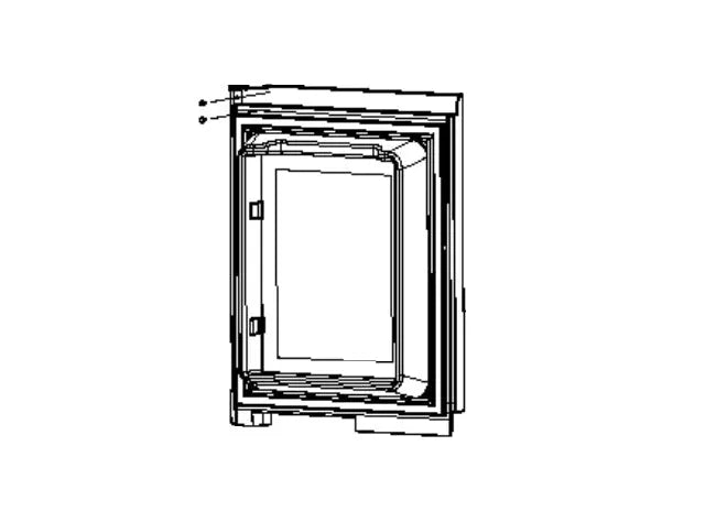 Norcold Upper Door Part 623816 - Durable Replacement for RV and Camper Applications